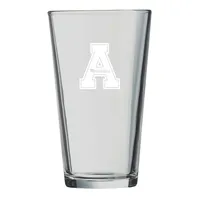  App | Appalachian State Lxg 16 Oz Etch Pint Glass | Alumni Hall