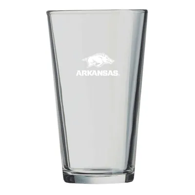  Razorbacks | Arkansas Lxg 16 Oz Etch Pint Glass | Alumni Hall