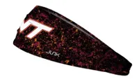  Vt | Virginia Tech Junk Black Splatter Headband | Alumni Hall