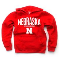 Huskers | Nebraska Toddler Fleece Hoodie Alumni Hall