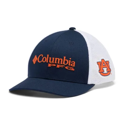  Aub | Auburn Columbia Youth Pfg Mesh Snapback Hat | Alumni Hall