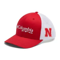  Huskers | Nebraska Columbia Pfg Mesh Snapback Hat | Alumni Hall