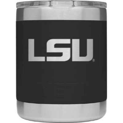  Lsu | Lsu Yeti 10 Oz Black Tumbler | Alumni Hall