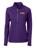 LSU Cutter & Buck Adapt Eco Half Zip Pullover