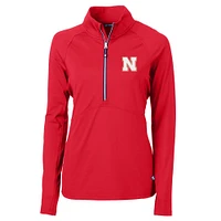 Nebraska Cutter & Buck Adapt Eco Half Zip Pullover