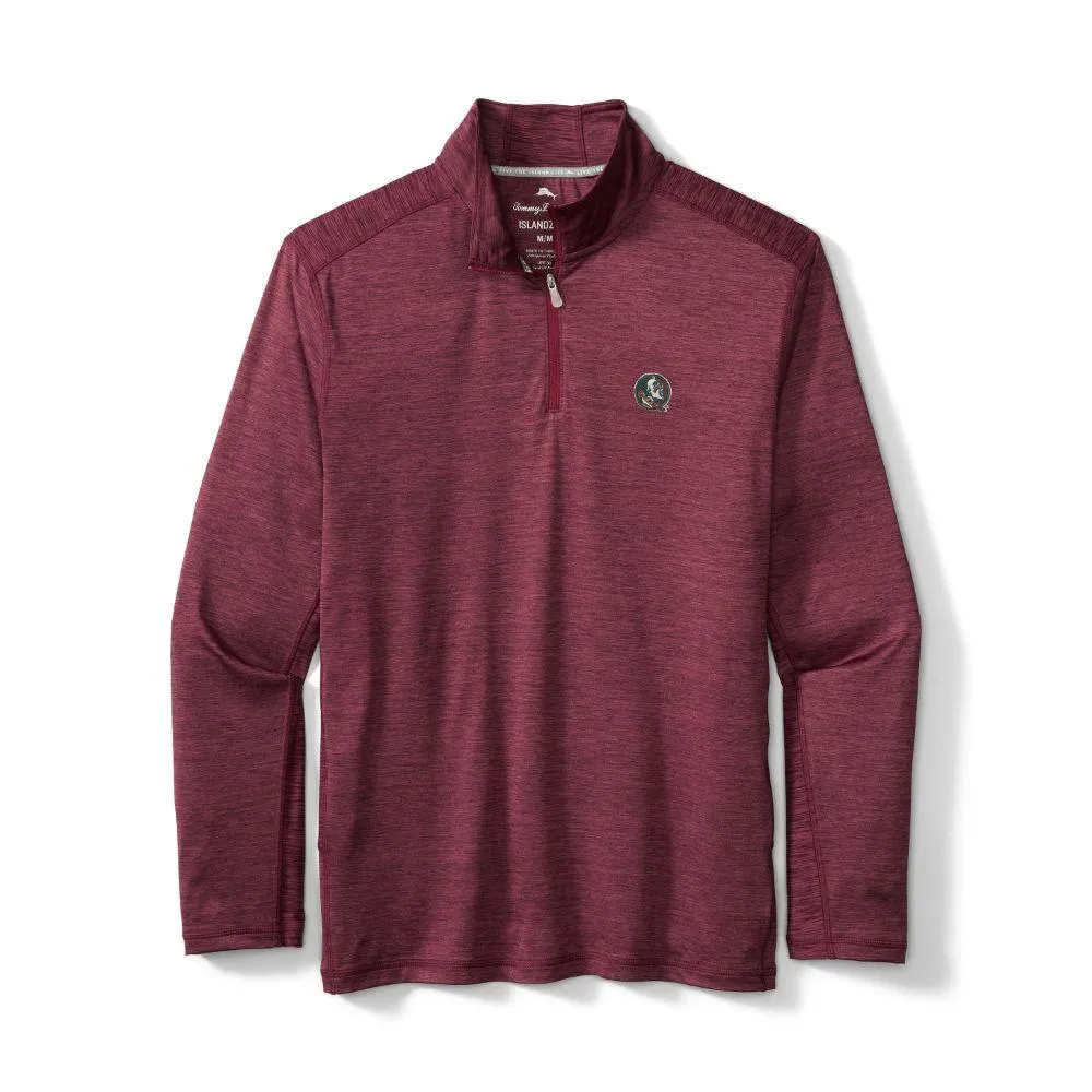 Fsu | Florida State Tommy Bahama Delray Half Zip Pullover Alumni Hall