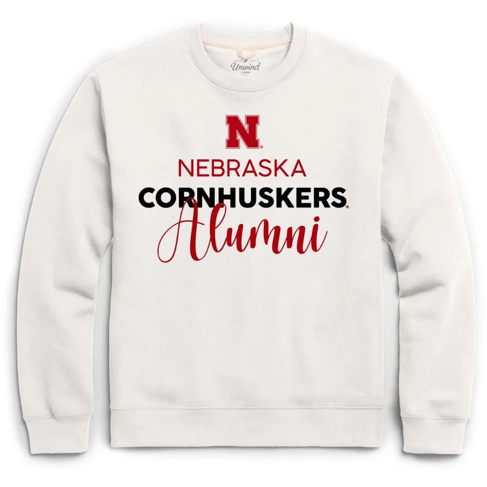 Huskers | Nebraska League Essential Fleece Sweetness Alumni Crew Hall