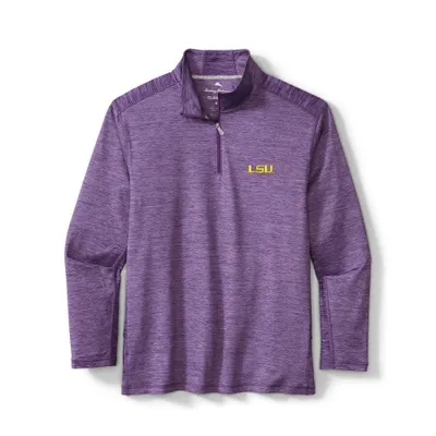 Lsu | Tommy Bahama Delray Half Zip Pullover Alumni Hall