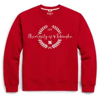 Huskers | Nebraska League Fleece Laurels Pullover Alumni Hall