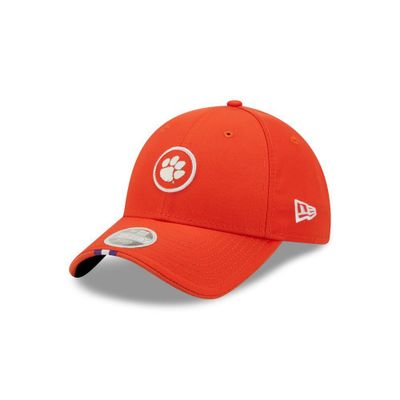  Clemson | Clemson New Era Women's Sleek Logo Circle Patch Adjustable Hat | Alumni Hall