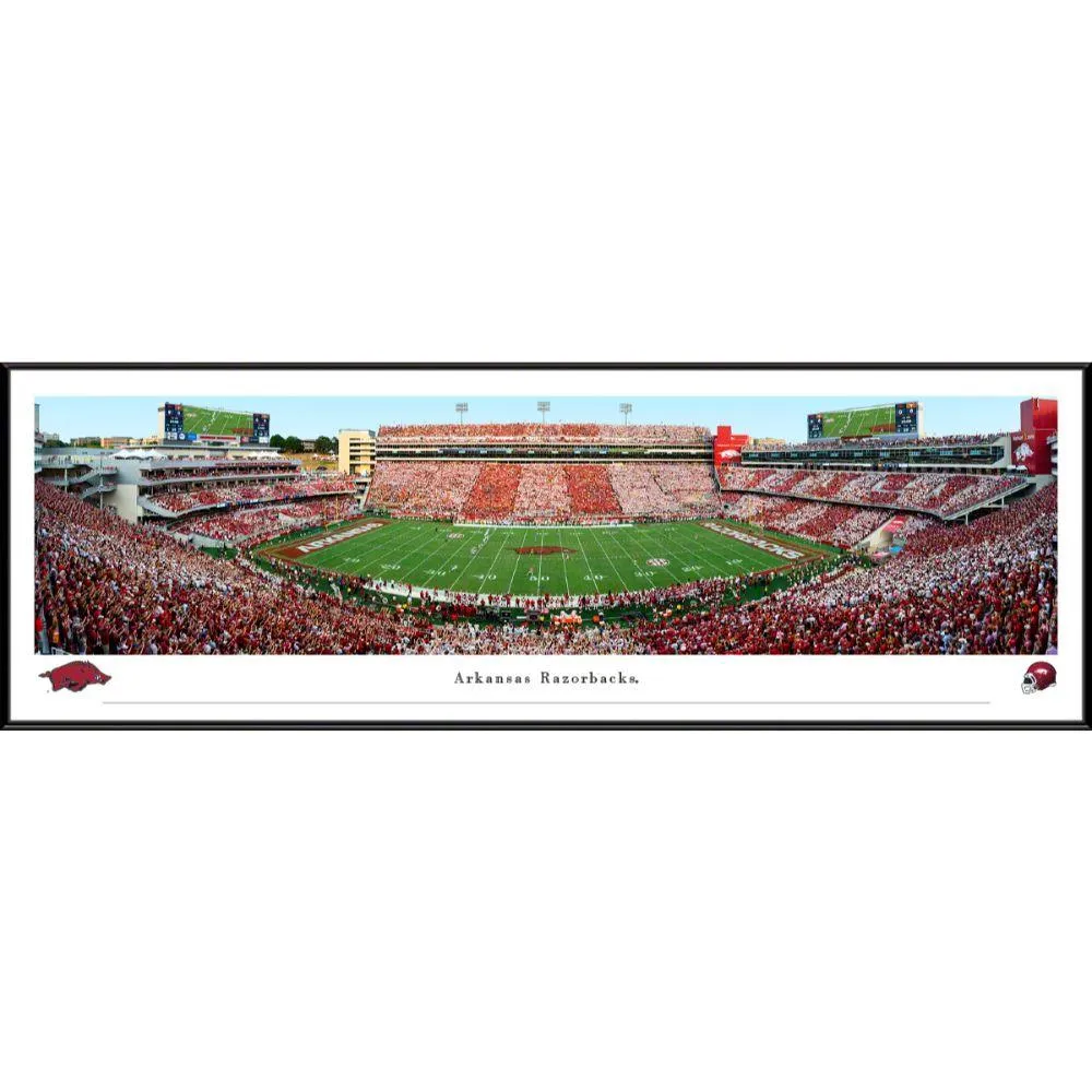  Razorbacks | Donald W Reynolds Razorback Stadium Panorama Framed Print | Alumni Hall