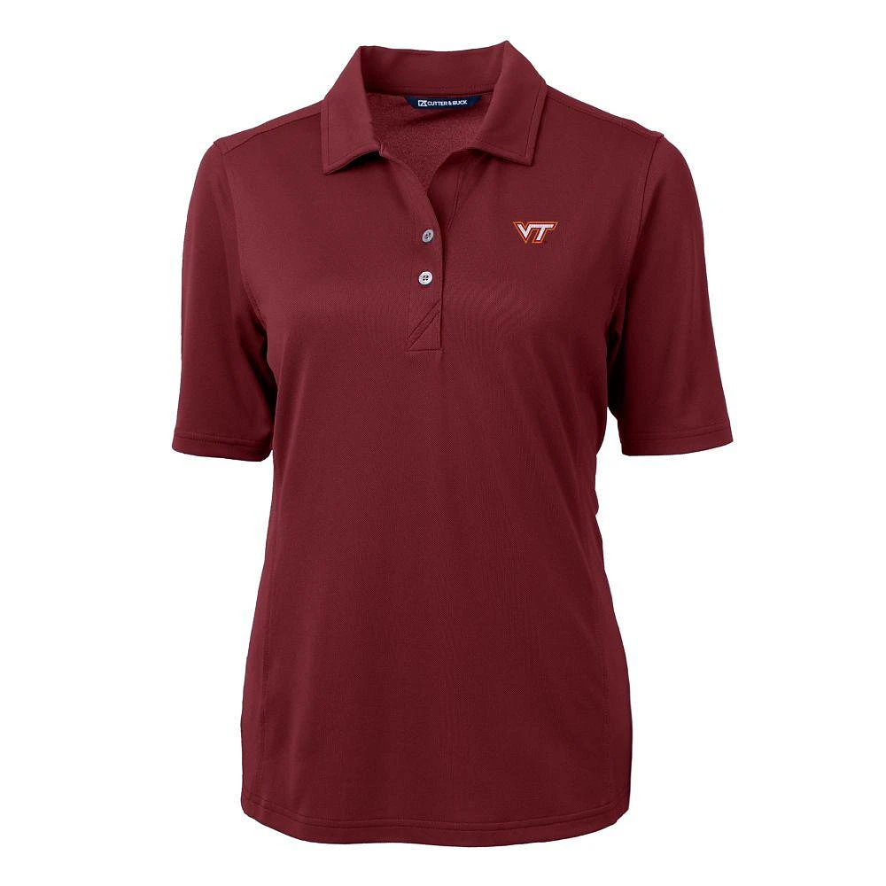 Virginia Tech Women's Cutter and Buck Virtue Ecopique Polo