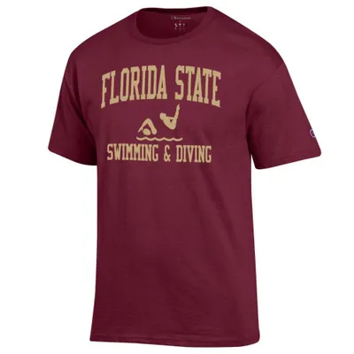 Fsu | Florida State Swim & Amp ; Dive Champion Tee - Garnet Alumni Hall