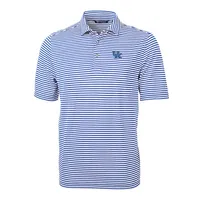 Cats | Kentucky Cutter & Amp ; Buck Striped Virtue Eco Pique Polo Alumni Hall