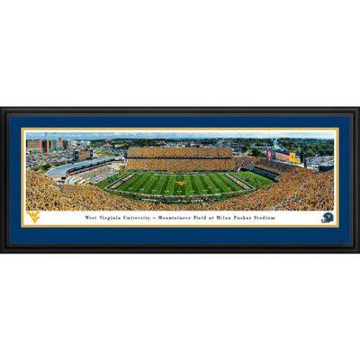  Wvu | Milan Puskar Stadium Panorama Deluxe Framed Print | Alumni Hall