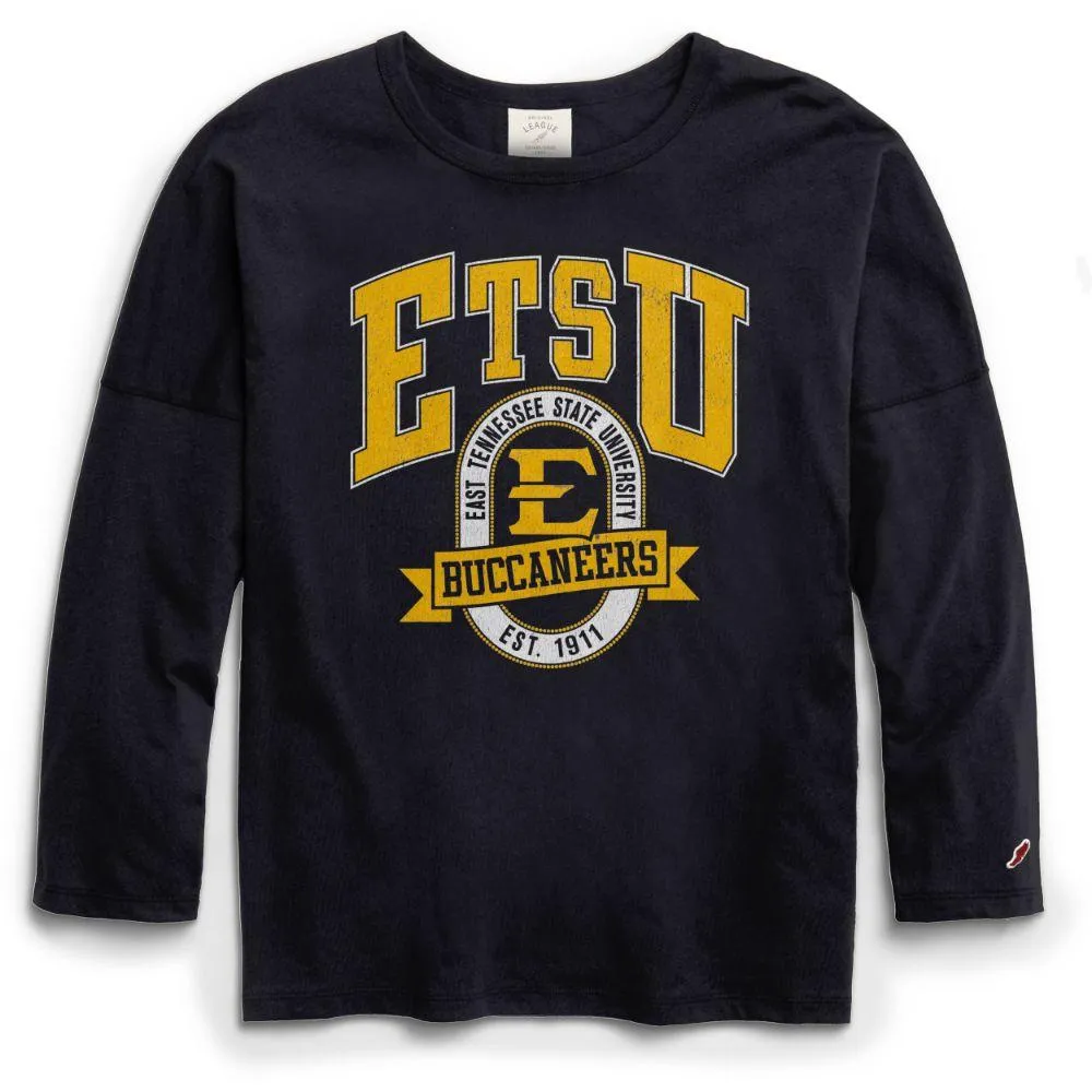 Bucs | Etsu League Clothesline Oversized Long Sleeve Tee Alumni Hall