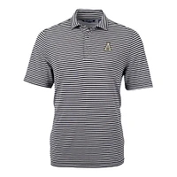 Appalachian State Cutter & Buck Striped Virtue Eco Pique Polo