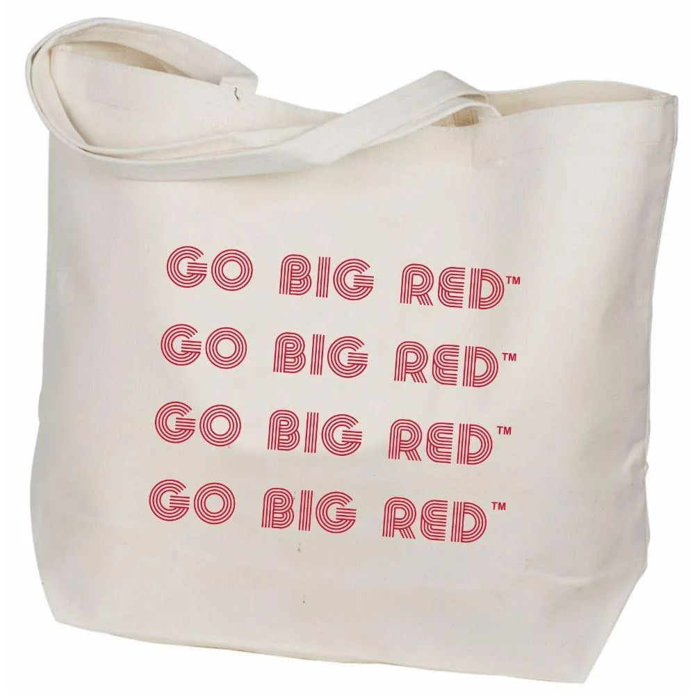  Huskers | Nebraska Canvas Retro Tote | Alumni Hall