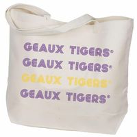 LSU Canvas Retro Tote