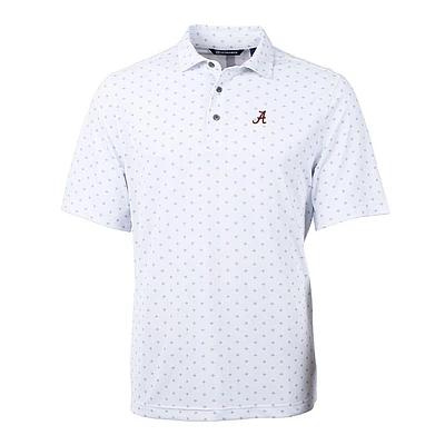 Alabama Cutter & Buck Virtue Eco Pique Tile Print Polo