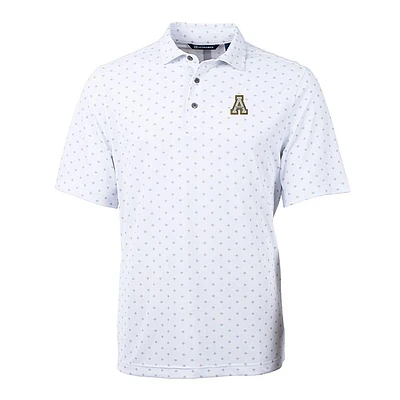 Appalachian State Cutter & Buck Virtue Eco Pique Tile Print Polo