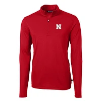 Nebraska Cutter & Buck Virtue Eco Pique Quarter Zip