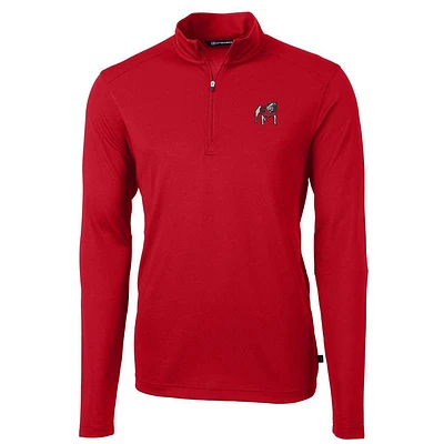 Georgia Cutter & Buck Virtue Eco Pique Quarter Zip