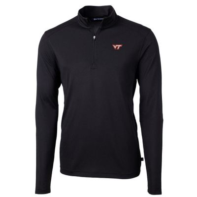 Vt | Virginia Tech Cutter & Amp ; Buck Ecopique Virtue Half Zip Alumni Hall