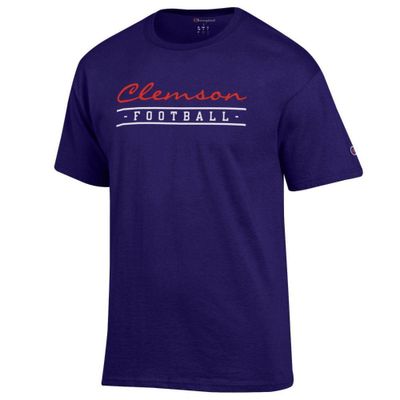 Clemson | Champion Bar Script Football Tee Alumni Hall