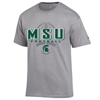 Michigan State Champion Men's Wordmark Football Tee