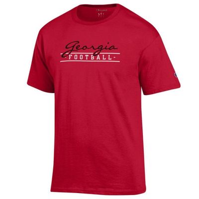 Dawgs | Georgia Champion Women's Script Bar Football Tee Alumni Hall