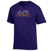 Lsu | Champion Women's Script Bar Football Tee Alumni Hall