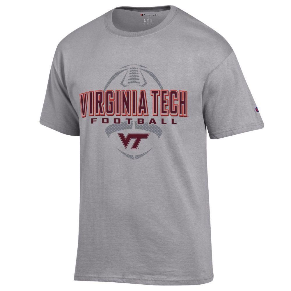 Hokies | Virginia Tech Champion Men's Wordmark Football Tee Alumni Hall