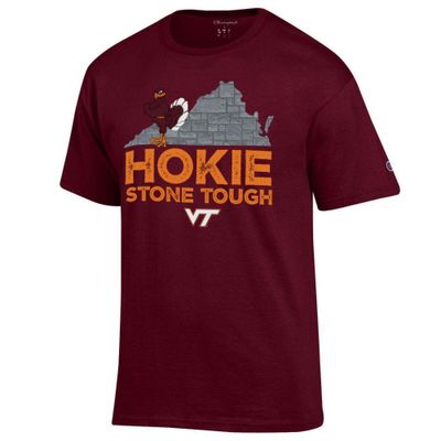 Hokies | Virginia Tech Champion Men's Stone Tough Tee Alumni Hall