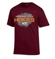 Hokies | Virginia Tech Champion Men's Stone Background Tee Alumni Hall