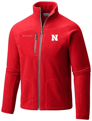 Nebraska Columbia Men's Fast Trek II Full Zip Jacket