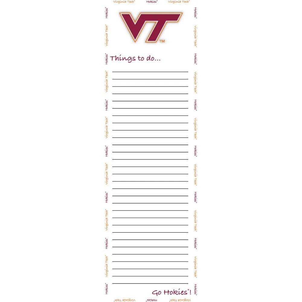  Vt | Virginia Tech To- Do Pad | Alumni Hall