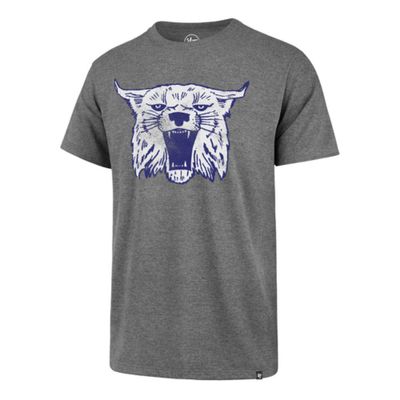 Cats | Kentucky ' 47 Brand Vintage Wildcat Grey Super Rival Tee Alumni Hall