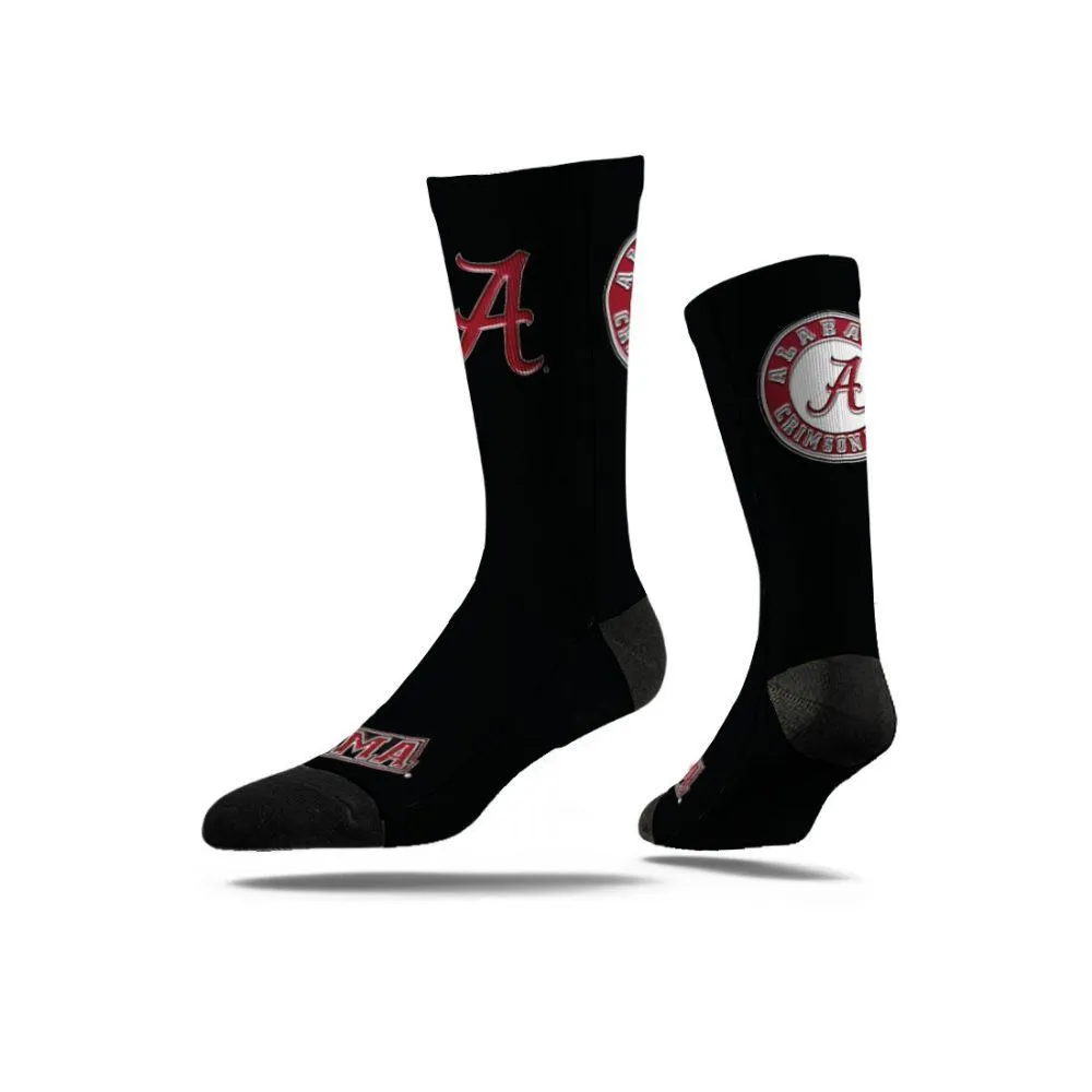  Bama | Alabama Chrome Classic Full Slub Sock | Alumni Hall