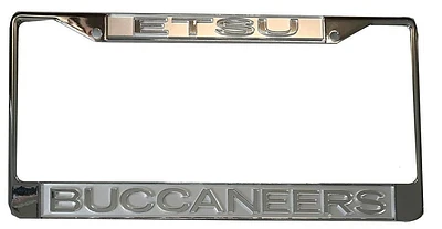 ETSU Carbon Fiber Logo License Plate Frame