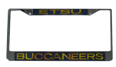 ETSU Glitter Mirror Finish License Plate Frame