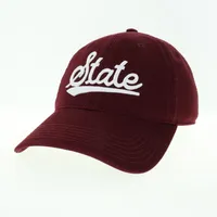  Bulldogs | Mississippi State Legacy Cursive State Hat | Alumni Hall