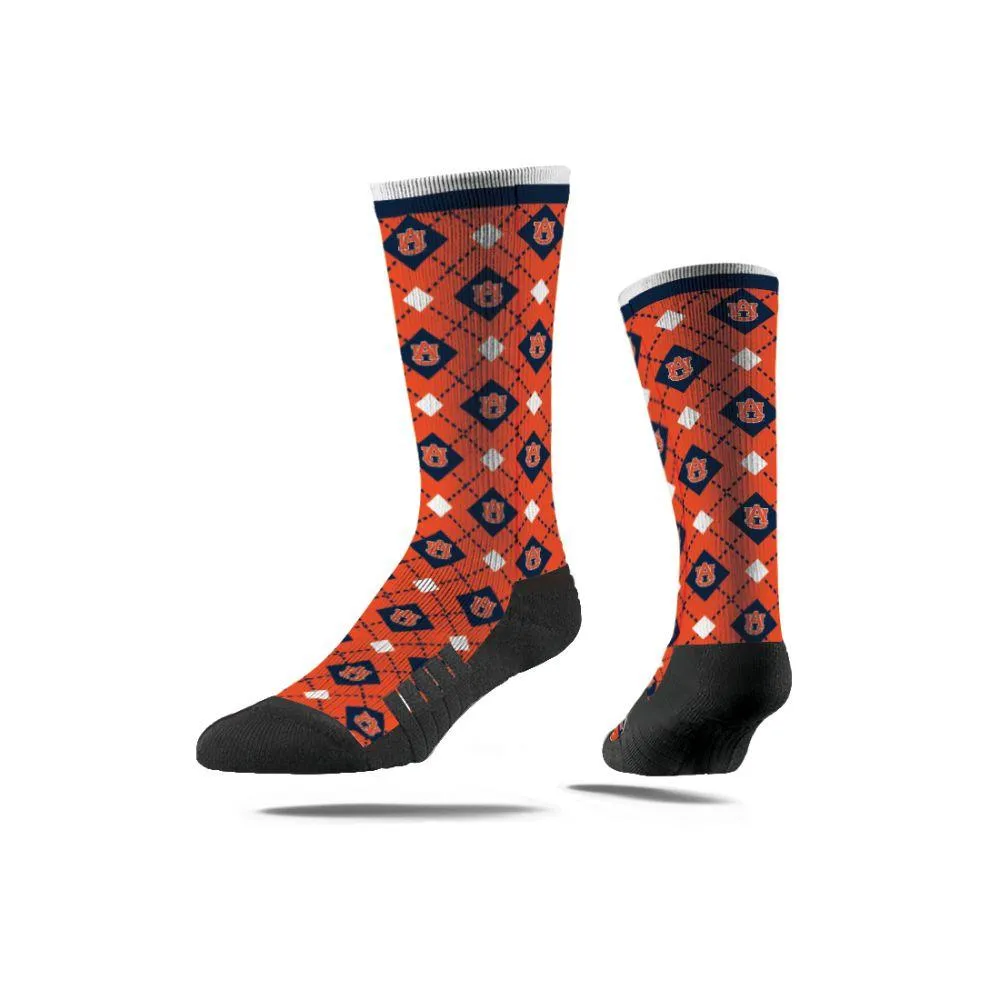  Aub | Auburn Premium Repeat Full Slub Sock | Alumni Hall