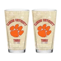  Clemson | Clemson 16oz Retro Pint Glass | Alumni Hall