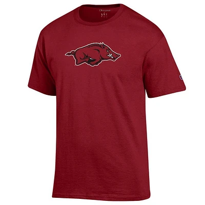 Arkansas Champion Giant Logo Tee