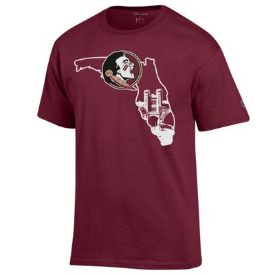 Florida State Champion Men's Building Logo Tee