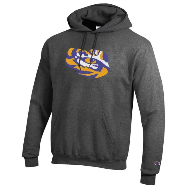 Men's Nike Heathered Gray LSU Tigers Football Club Pullover Hoodie