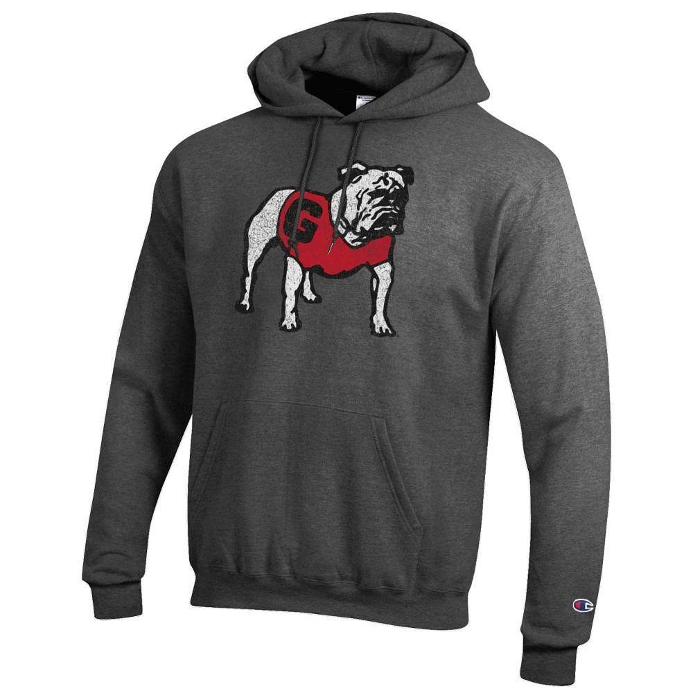 Georgia Champion Giant Standing Bulldog Logo Hoodie