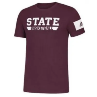 Bulldogs | Mississippi State Adidas Basketball Tee Alumni Hall