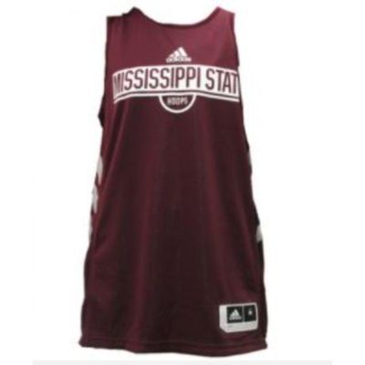 Bulldogs | Mississippi State Adidas Practice Basketball Jersey Alumni Hall